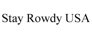 STAY ROWDY USA