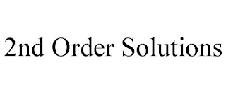 2ND ORDER SOLUTIONS