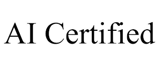 AI CERTIFIED