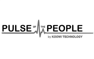 PULSE OF THE PEOPLE BY KOOWI TECHNOLOGY