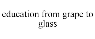 EDUCATION FROM GRAPE TO GLASS