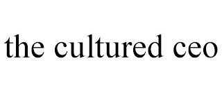 THE CULTURED CEO