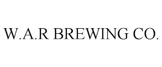 W.A.R BREWING COMPANY