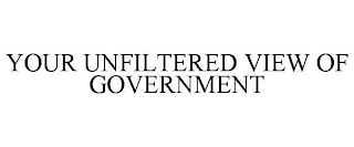 YOUR UNFILTERED VIEW OF GOVERNMENT