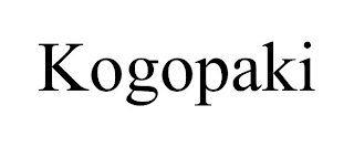 KOGOPAKI