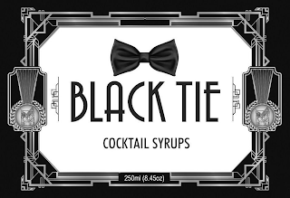 BLACK TIE COCKTAIL SYRUPS 250ML (8.45OZ)