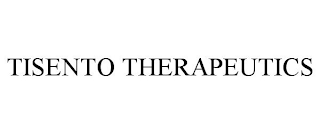 TISENTO THERAPEUTICS