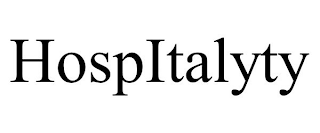 HOSPITALYTY