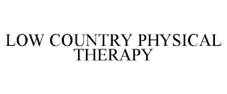 LOW COUNTRY PHYSICAL THERAPY