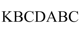 KBCDABC trademark