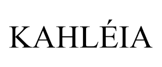 KAHLÉIA trademark