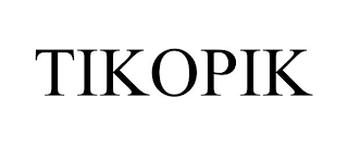 TIKOPIK trademark