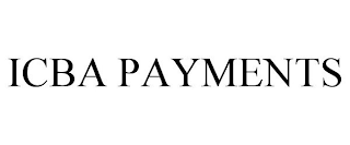 ICBA PAYMENTS