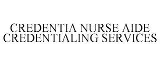 CREDENTIA NURSE AIDE CREDENTIALING SERVICES