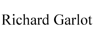 RICHARD GARLOT