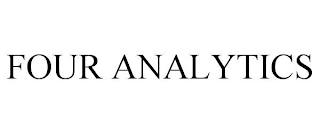 FOUR ANALYTICS