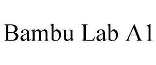 BAMBU LAB A1