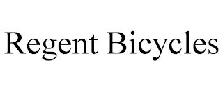 REGENT BICYCLES