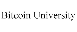 BITCOIN UNIVERSITY