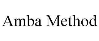 AMBA METHOD