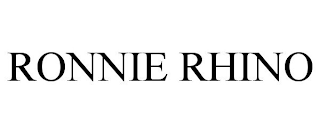 RONNIE RHINO