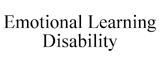 EMOTIONAL LEARNING DISABILITY