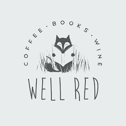 COFFEE · BOOKS · WINE WELL RED