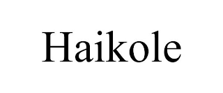 HAIKOLE