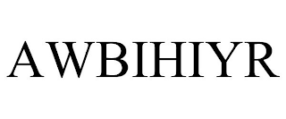 AWBIHIYR