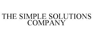 THE SIMPLE SOLUTIONS COMPANY