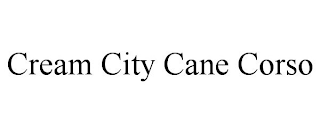 CREAM CITY CANE CORSO