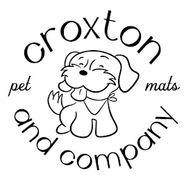 CROXTON AND COMPANY PET MATS