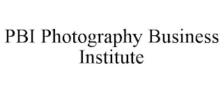 PBI PHOTOGRAPHY BUSINESS INSTITUTE