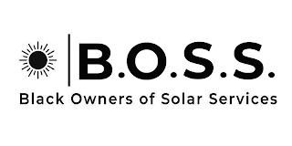 B.O.S.S. BLACK OWNERS OF SOLAR SERVICES