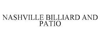 NASHVILLE BILLIARD AND PATIO
