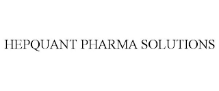 HEPQUANT PHARMA SOLUTIONS