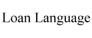 LOAN LANGUAGE