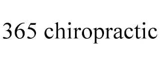 365 CHIROPRACTIC