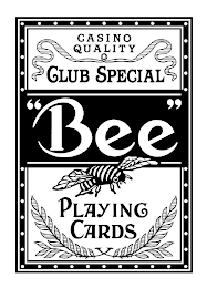 CASINO QUALITY CLUB SPECIAL "BEE" PLAYING CARDS