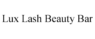 LUX LASH BEAUTY BAR