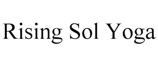 RISING SOL YOGA