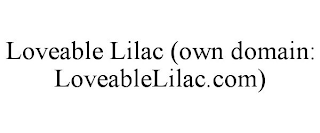 LOVEABLE LILAC (OWN DOMAIN: LOVEABLELILAC.COM)