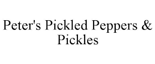 PETER'S PICKLED PEPPERS & PICKLES