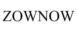 ZOWNOW
