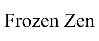 FROZEN ZEN