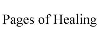 PAGES OF HEALING