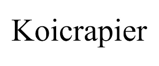 KOICRAPIER