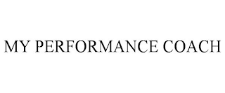 MY PERFORMANCE COACH