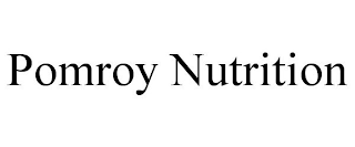 POMROY NUTRITION