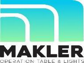 MAKLER OPERATION TABLE & LIGHTS